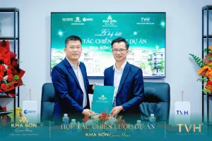 Lễ ký kết hợp tác TVH Lands cùng chủ đầu tư dự án Kha Sơn Green Home
