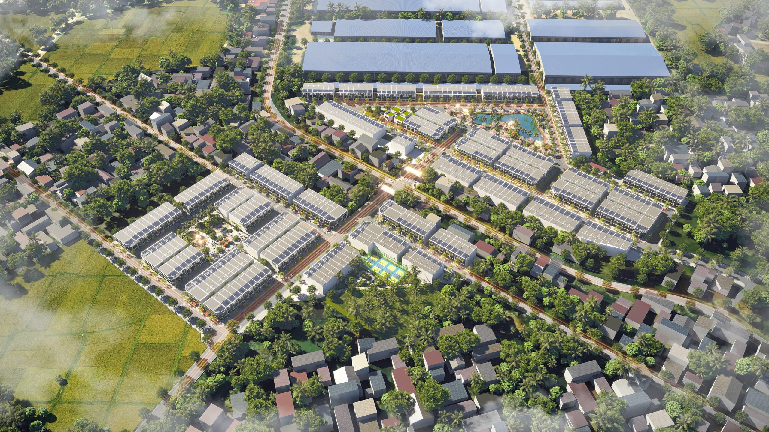 Phoi Canh Ban Ngay Kha Son Green home