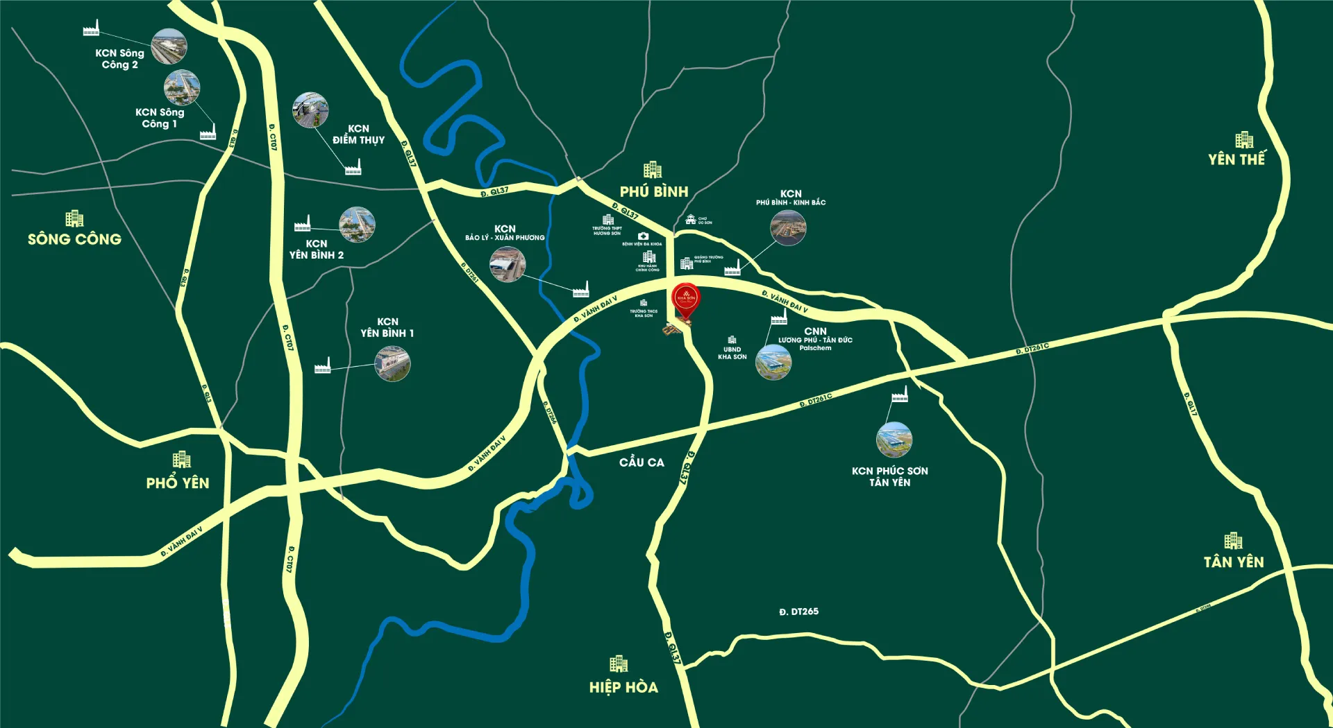 Map Kha Sơn Green Home